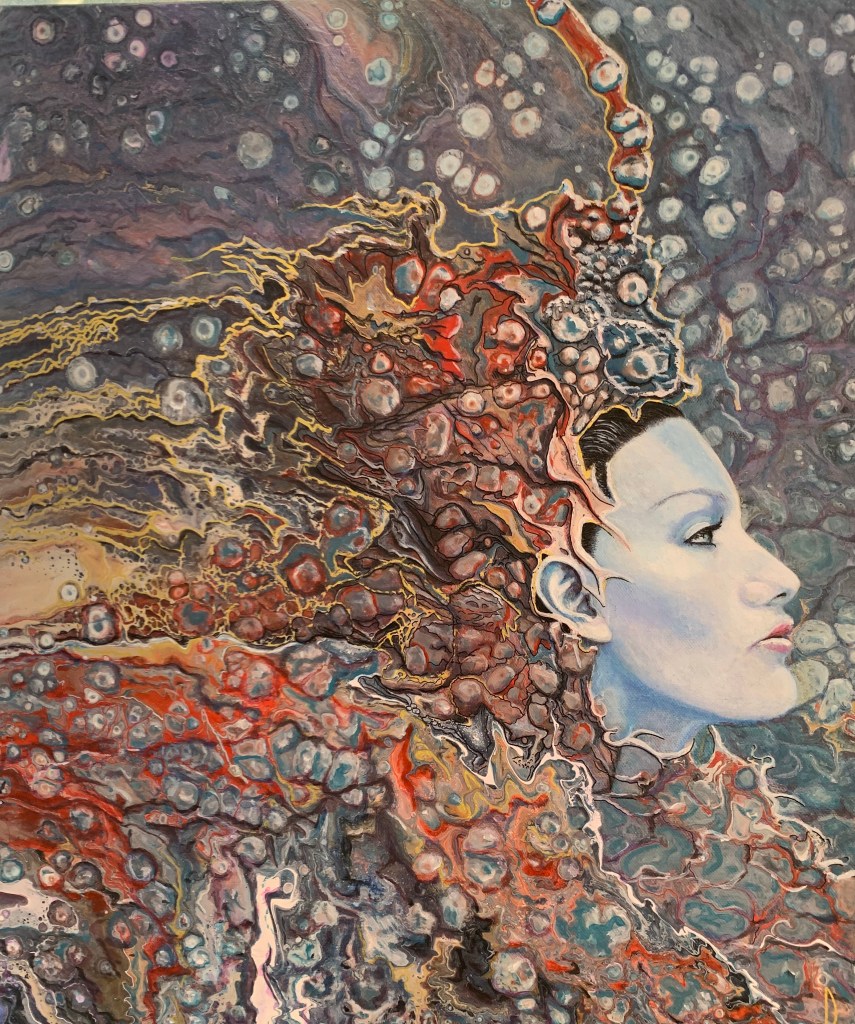 Headpiece is an adornment, a symbol of enlightenment and Divine Truth, it denotes the wisdom which is of good from Divine... like a diadem of comeliness.